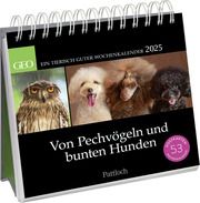 Postkartenkalender 2025: Von Pechvögeln und bunten Hunden GEO 4260308345098