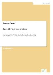 Post-Merger Integration Palmer, Andreas 9783838657691