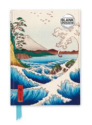 Premium Notizbuch Blank DIN A5: Utagawa Hiroshige, Das Meer bei Satta Flame Tree Publishing 9781804172063