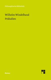 Präludien Windelband, Wilhelm 9783787338771
