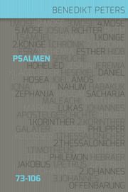 Psalmen 73 - 106 Peters, Benedikt 9783866993631