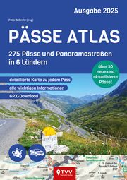 PÄSSE ATLAS 2025 Bikerbetten - TVV Touristik Verlag GmbH/Peter Schmitz 9783965990579