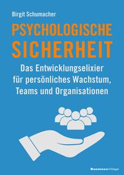 Psychologische Sicherheit Schumacher, Birgit 9783869806952