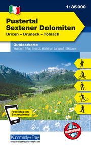 Pustertal - Sextener Dolomiten Nr. 05 Outdoorkarte Italien 1:35 000  9783259007044