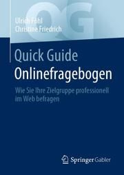 Quick Guide Onlinefragebogen Föhl, Ulrich/Friedrich, Christine 9783658362904