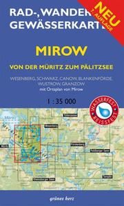 Rad-, Wander- und Gewässerkarte Mirow - von der Müritz zum Pälitzsee  9783866361119