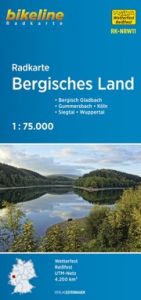 Radkarte Bergisches Land (RK-NRW11) Esterbauer Verlag 9783850008617