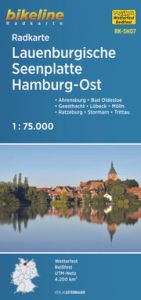 Radkarte Lauenburgische Seenplatte Hamburg Ost Esterbauer Verlag 9783711100252