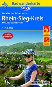Radwanderkarte BVA Radwandern im Rhein-Sieg-Kreis 1:50.000, reiß- und wetterfest, GPS-Tracks Download BVA BikeMedia GmbH/Rhein-Sieg-Kreis 53721 Siegburg 9783969900758