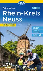 Radwanderkarte BVA Rhein-Kreis Neuss 1:50.000, reiß- und wetterfest, GPS-Tracks Download, mit Knotennetz BVA BikeMedia GmbH/Kreis Neuss 9783969902356