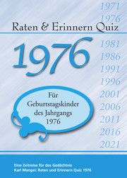 Raten und Erinnern Quiz 1976 Mangei, Karl 9783936778991