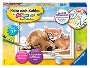 Ravensburger CreArt 20055 - Tierliebe - Malen nach Zahlen Hund und Katze für Kinder ab 9 Jahre  4005556200559