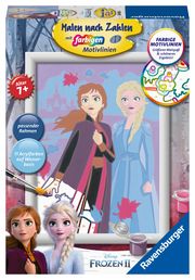 Ravensburger CreArt 28485 - Schwesternliebe - Malen nach Zahlen Disney Frozen für Kinder ab 7 Jahre  4005556284856