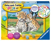 Ravensburger CreArt 28486 - Kleine Leoparden - Malen nach Zahlen für Kinder ab 9 Jahre  4005556284863