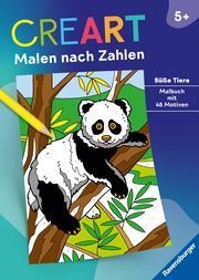 Ravensburger CreArt Malen nach Zahlen ab 5: Süße Tiere, Malbuch, 48 Motive Maja Wagner/Simone Pahl 9783473488636