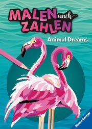 Ravensburger Malen nach Zahlen Animal Dreams - 32 Motive abgestimmt auf Buntstiftsets mit 24 Farben (Stifte nicht enthalten) - Für Fortgeschrittene Maja Wagner 9783473489558