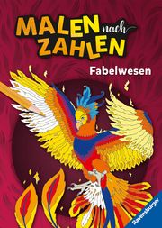 Ravensburger Malen nach Zahlen Fabelwesen - 32 Motive abgestimmt auf Buntstiftsets mit 24 Farben (Stifte nicht enthalten) - Malbuch mit nummerierten Ausmalfeldern für fortgeschrittene Fans der Reihe Mia Steingräber 9783473489701