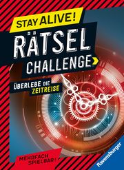 Ravensburger Stay alive! Rätsel-Challenge - Überlebe die Zeitreise - Rätselbuch für Gaming-Fans ab 8 Jahren Scheller, Anne 9783473489060