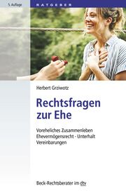 Rechtsfragen zur Ehe Grziwotz, Herbert (Prof. Dr. Dr.) 9783423512145