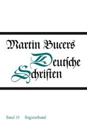 Registerband Bucer, Martin 9783579048826