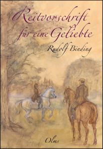 Reitvorschrift für eine Geliebte Binding, Rudolf G 9783487085968