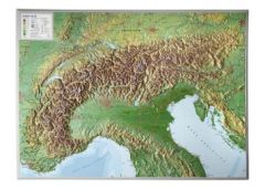 Reliefkarte Alpen A Markgraf/M Engelhardt/Georelief 4280000002167