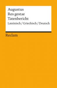 Res Gestae/Tatenbericht Augustus 9783150097731