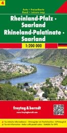 Rheinland Pfalz - Saarland, Autokarte 1:200.000 Freytag-Berndt und Artaria KG 9783707900552