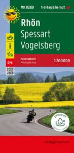 Rhön, Motorradkarte 1:200.000, freytag & berndt freytag & berndt 9783707919868