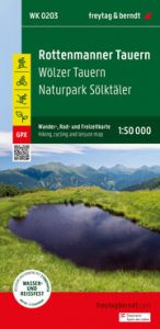 Rottenmanner Tauern, Wander-, Rad- und Freizeitkarte 1:50.000, freytag & berndt, WK 203  9783707920567