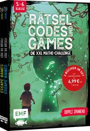 Rätsel, Codes und Games - Die XXL Mathe-Challenge für die 5. und 6. Klasse Monhard, Mallory/Durand, Arnaud/Durand, Julien 9783745922615