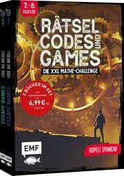 Rätsel, Codes und Games - Die XXL Mathe-Challenge für die 7. und 8. Klasse Durand, Arnaud/Durand, Julien/Lefebvre, Olivier u a 9783745922622