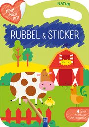Rubbel & Sticker - Natur  9789464544572