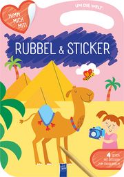 Rubbel & Sticker - Um die Welt  9789464544596