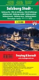 Salzburg Stadt, Stadtplan 1:10.000, Touristenplan Freytag-Berndt und Artaria KG 9783850841818