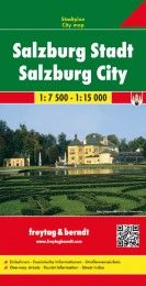 Salzburg Stadt, Stadtplan 1:7.500 Freytag-Berndt und Artaria KG 9783850841184