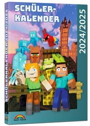 Schülerkalender 2024/2025 mit Minecraft Haberkamp, David 9783988100276