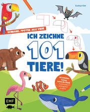 Schnabel, Pfoten, alle viere - ich zeichne 101 Tiere! Kim, Eunhye 9783745918366