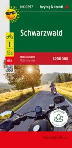 Schwarzwald, Motorradkarte 1:200.000  9783707919820