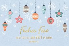 Faltkarte "Frohes Fest"