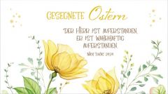 Schokoladengrüsse "Gesegnete Ostern" (40g)