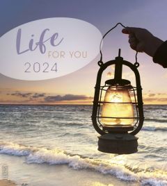Leben für Dich 2024 - Englisch Postkartenkalender
