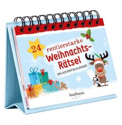 24 rentierstarke Weihnachtsrätsel - Aufstellbuch