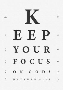 Poster: Keep your focus - A3