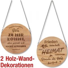 Spar-Paket: Wandschmuck-Holz