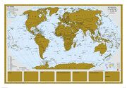 Scratchmap/Rubbelkarte THE WORLD Stiefel, Heinrich 4027871800115