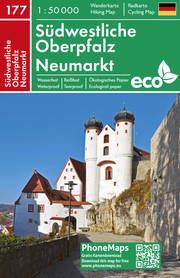 Südwestliche Oberpfalz, Neumarkt, Wander-Radkarte 1:50 000  9788074454547