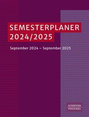 Semesterplaner 2024/2025  9783791062761