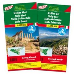 Sizilien West und Ost, Set, Autokarte 1:150.000 Freytag-Berndt und Artaria KG 9783707916720