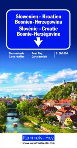 Slowenien - Kroatien - Bosnien-Herzegowina Hallwag Kümmerly+Frey AG 9783259011126